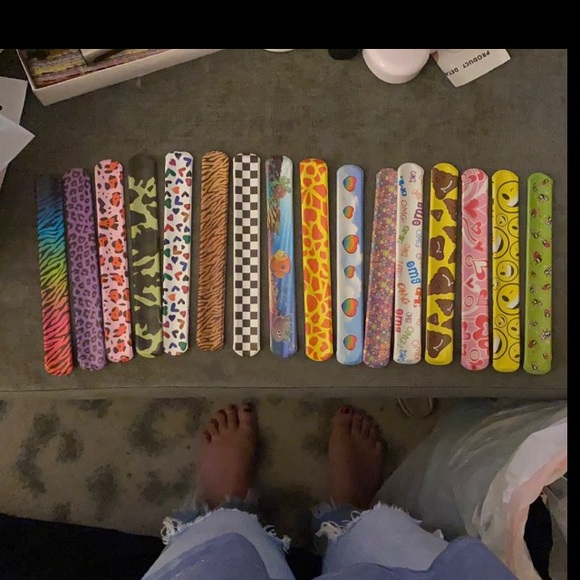New slap bracelets bundle of 5 - Picture 2 of 8